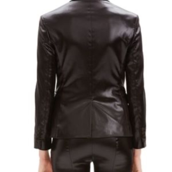 Theory Glossy Two-Button Jacket - Picture 2 of 2